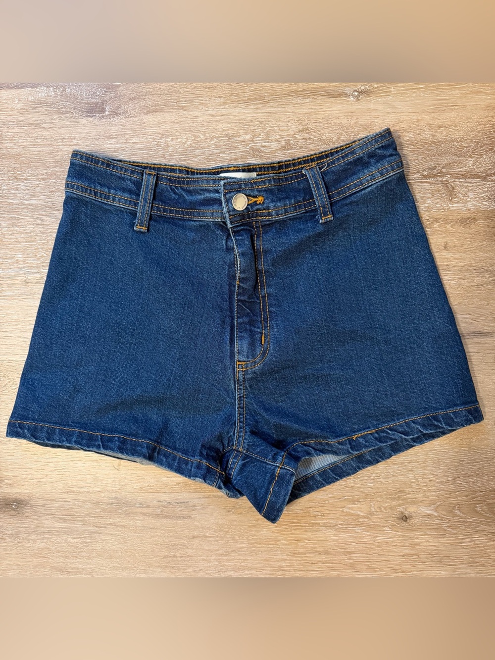 Universal Thread Indigo High-Rise Sailor Denim Shorts